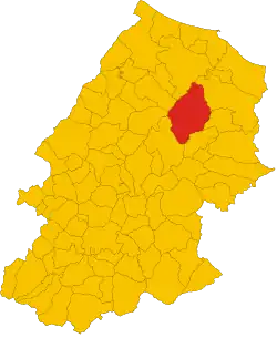 Localisation de Larino