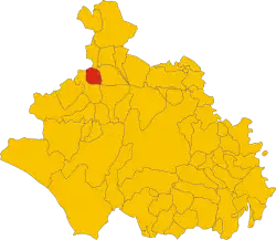 Localisation de Latera