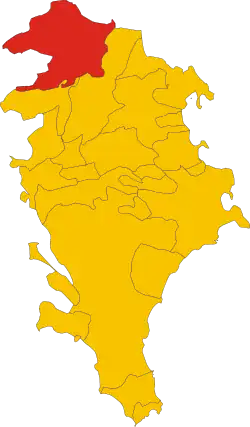 Localisation de Lentini