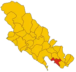 Localisation de Lerici