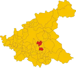 Localisation de Longone Sabino