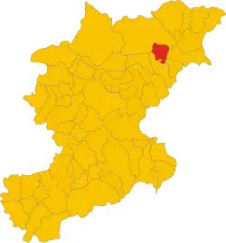 Localisation de Lozzo di Cadore