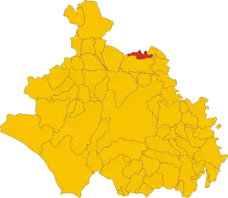 Localisation de Lubriano