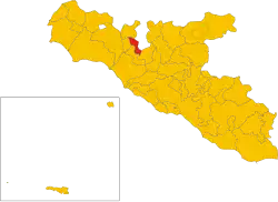 Localisation de Lucca Sicula