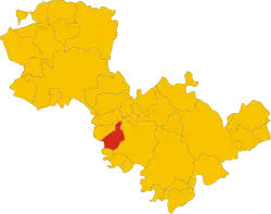 Localisation de Lugnano in Teverina