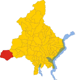 Localisation de Macugnaga