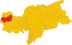 Localisation de Malles Venosta