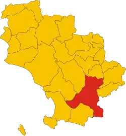 Localisation de Manciano