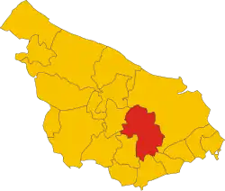 Localisation de Mesagne
