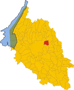 Localisation de Mezzane di Sotto