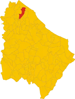 Localisation de Miglianico