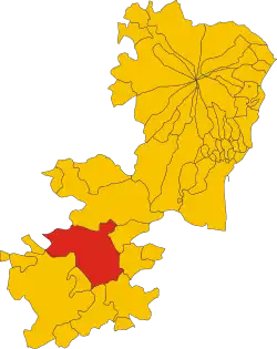 Localisation de Mineo