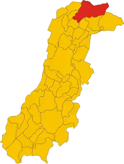 Localisation de Mirandola