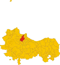 Localisation de Misilmeri