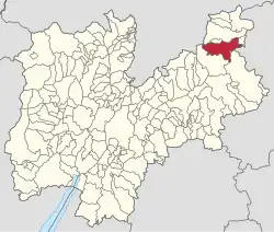 Localisation de Moena