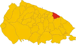 Localisation de Mola di Bari