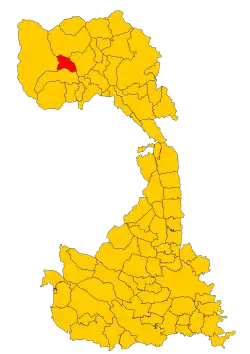 Localisation de Mollia