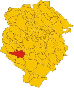 Localisation de Mongrando