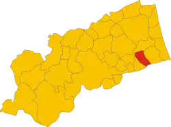 Localisation de Monsampolo del Tronto