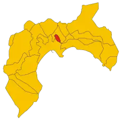 Localisation de Monserrato