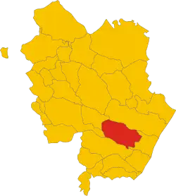 Localisation de Montalbano Jonico