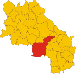 Localisation de Montalcino