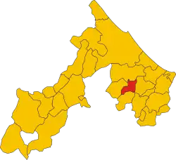 Localisation de Monte Colombo