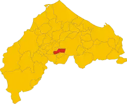 Localisation de Monte Roberto