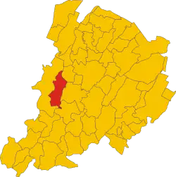 Localisation de Monte San Pietro