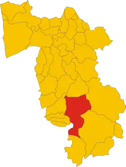 Localisation de Montecatini Val di Cecina