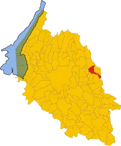 Localisation de Montecchia di Crosara