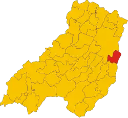 Localisation de Montechiarugolo