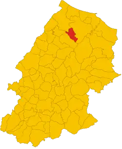 Localisation de Montecilfone