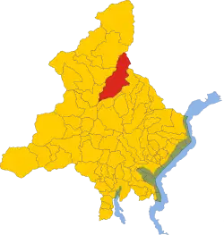 Localisation de Montecrestese