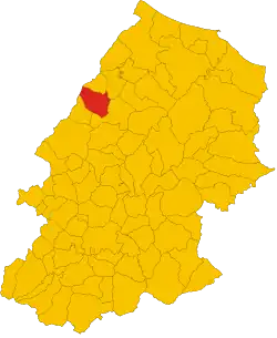 Localisation de Montefalcone nel Sannio