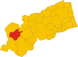 Localisation de Montegallo