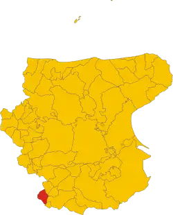 Localisation de Monteleone di Puglia