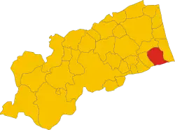 Localisation de Monteprandone