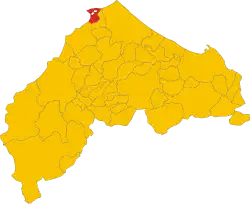 Localisation de Monterado