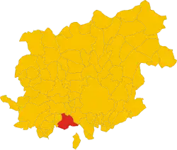 Localisation de Montesarchio