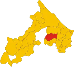 Localisation de Montescudo-Monte Colombo