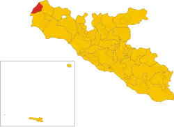 Localisation de Montevago