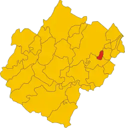 Localisation de Montiano