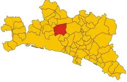 Localisation de Montoggio