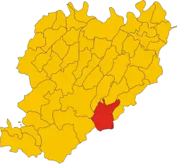 Localisation de Morfasso