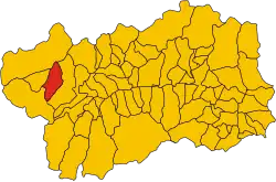 Localisation de Morgex