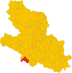 Localisation de Morino