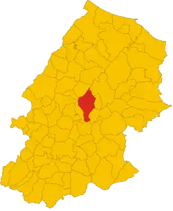 Localisation de Morrone del Sannio