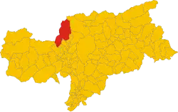 Localisation de Moso in Passiria