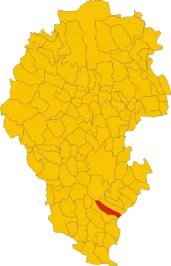 Localisation de Mossano